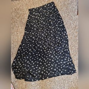 Sezane flower skirt